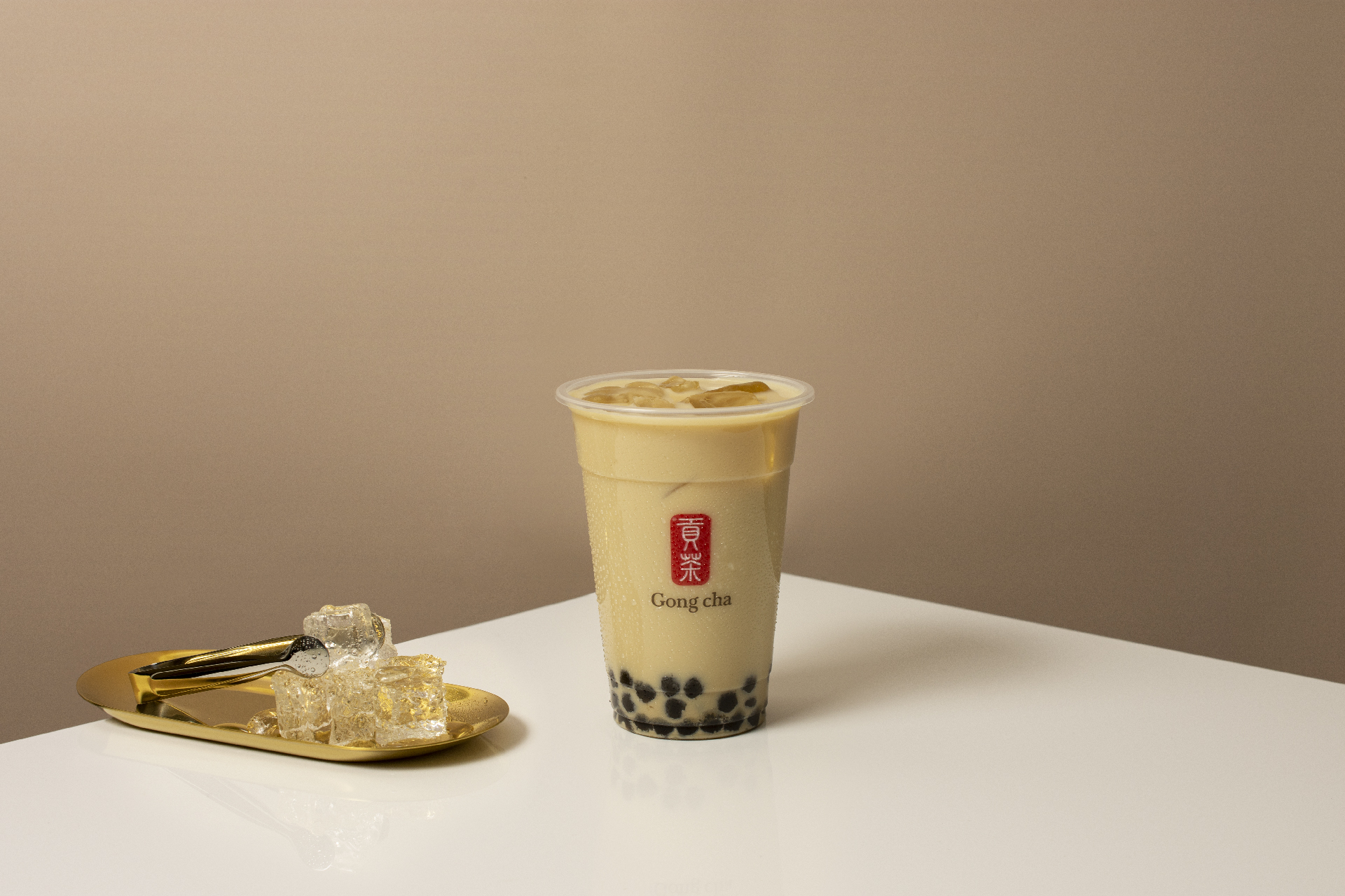 Gong Cha Drink on a desk
